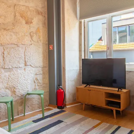 شقة Bright 1br With Parking In Bolhao By Lovelystay